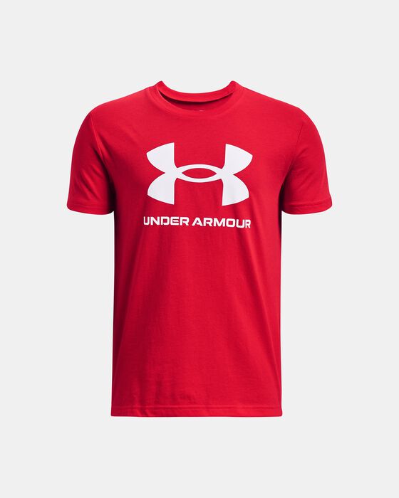Boys' UA Sportstyle Logo Short Sleeve image number 0