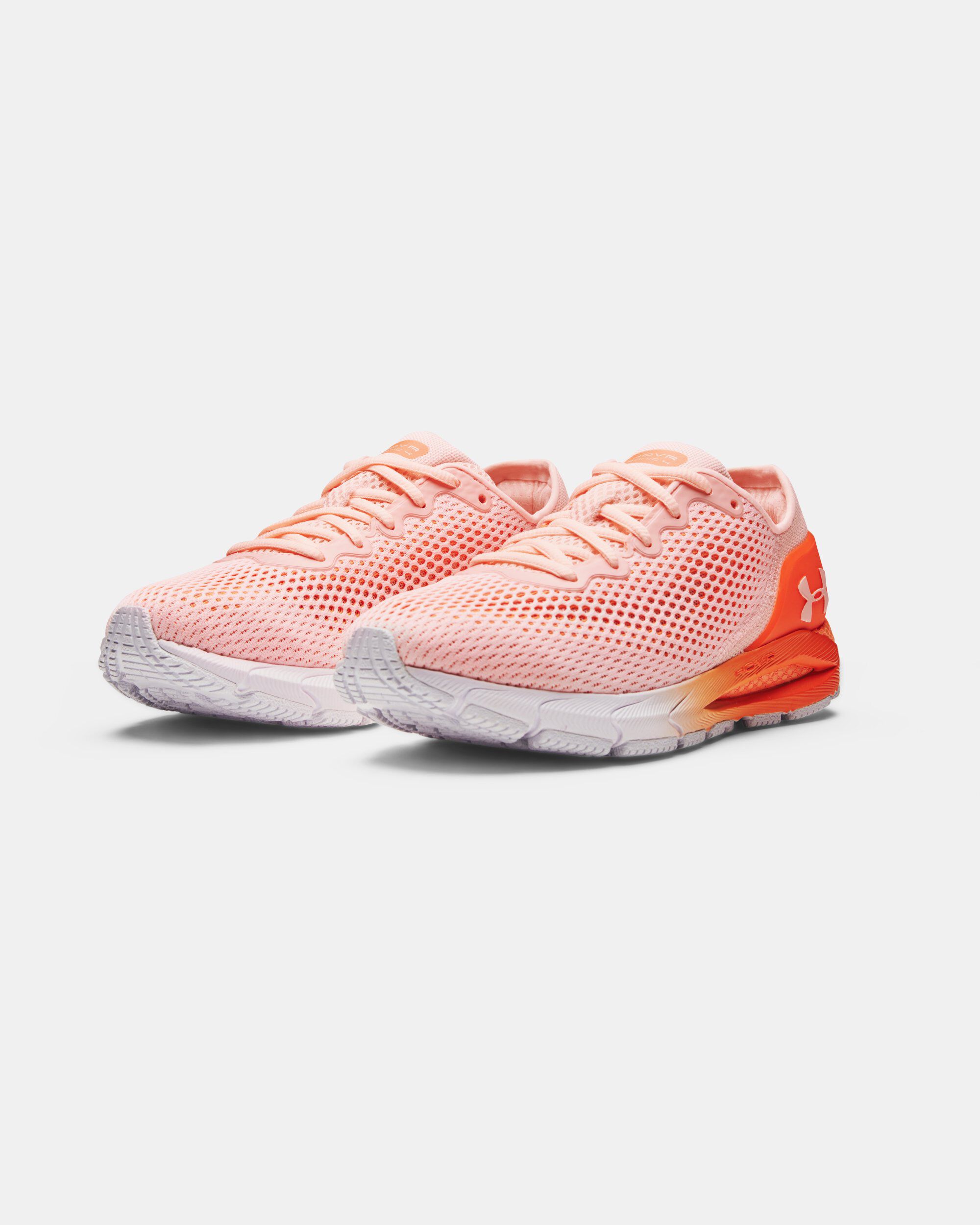 Orange under armour hot sale shoes womens