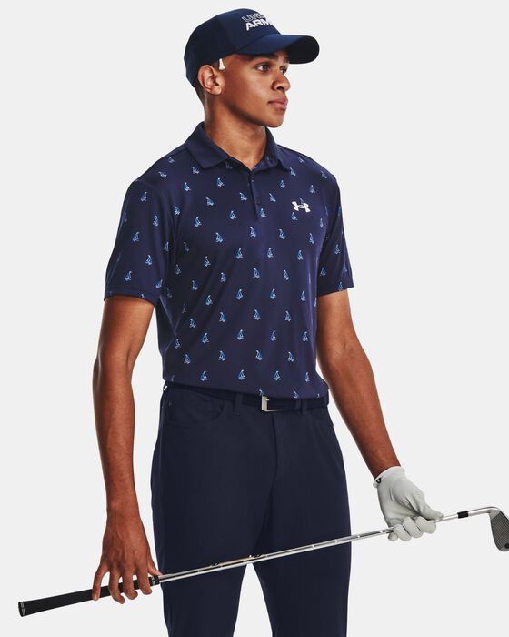 Men's UA Playoff 3.0 Printed Polo image number 4