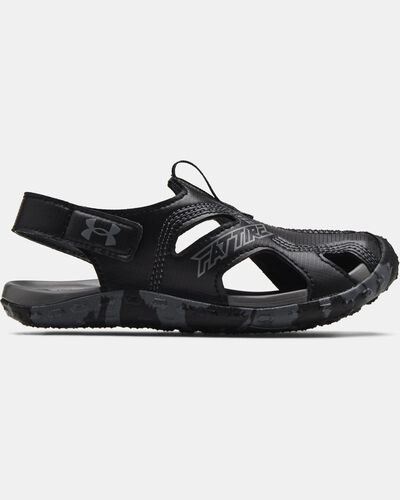 Pre-School UA Fat Tire Defender Sandals