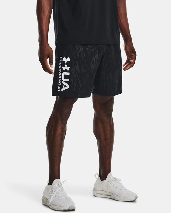 Men's UA Woven Emboss Shorts image number 0