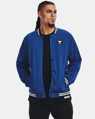 Men's Project Rock Mesh Varsity Jacket