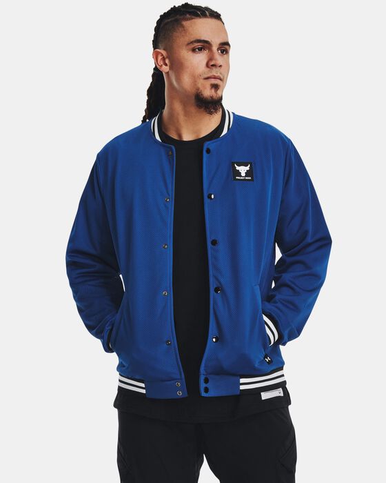 Men's Project Rock Mesh Varsity Jacket image number 0
