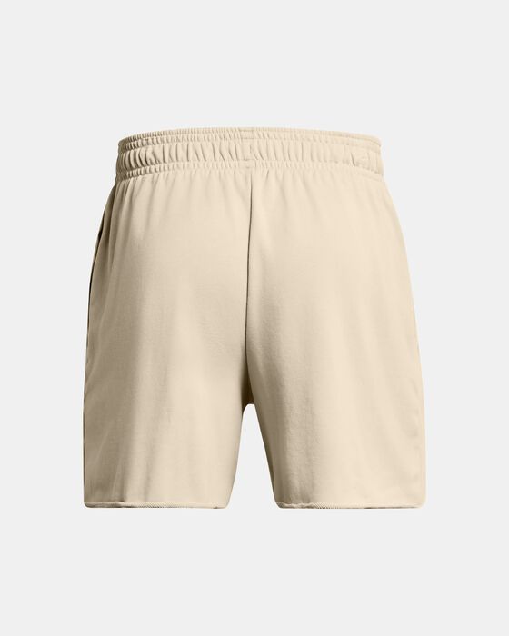 Men's UA Rival Terry 6" Shorts image number 5