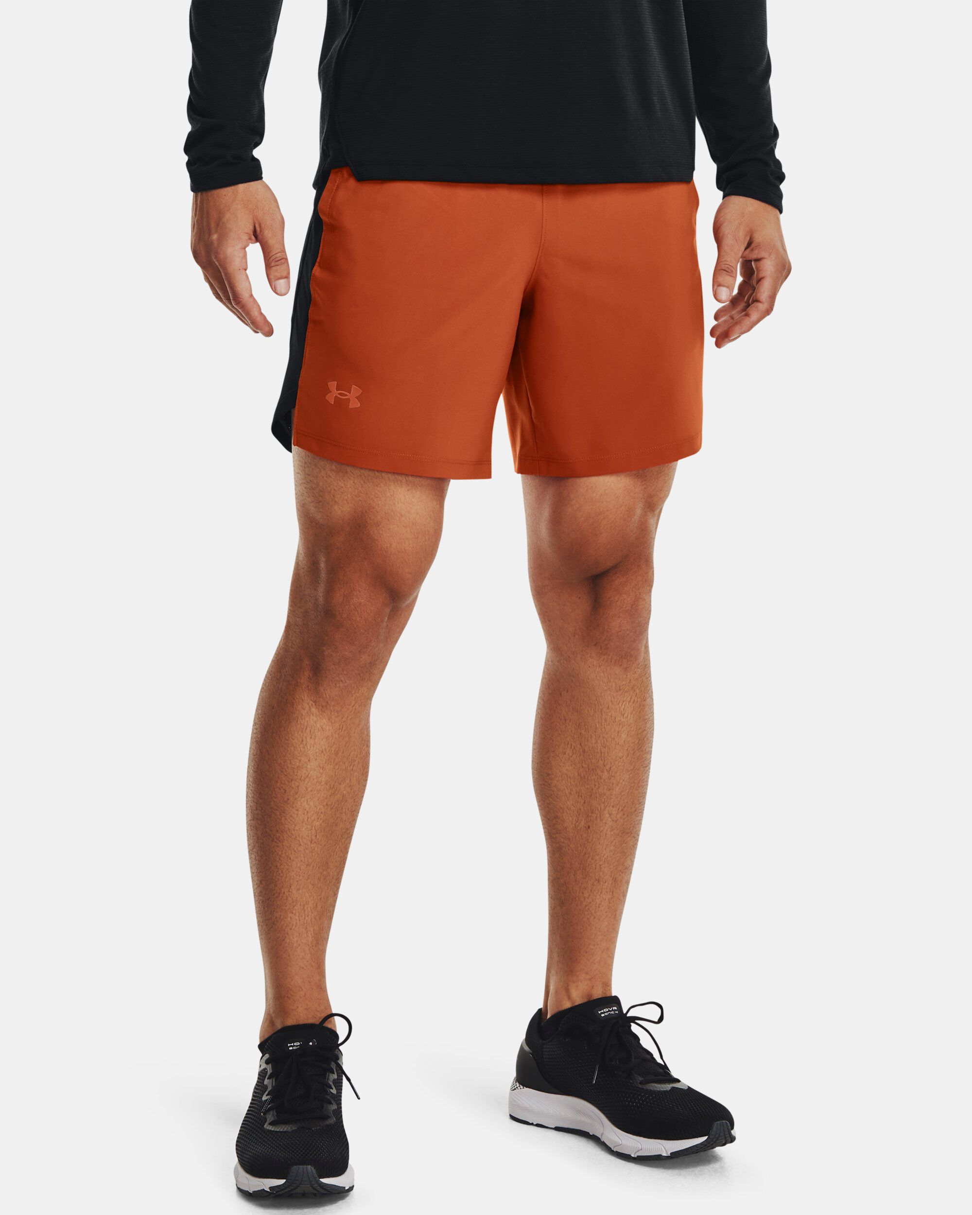 Buy Men s UA Launch Run 7 Shorts Orange in Dubai UAE Under Armour