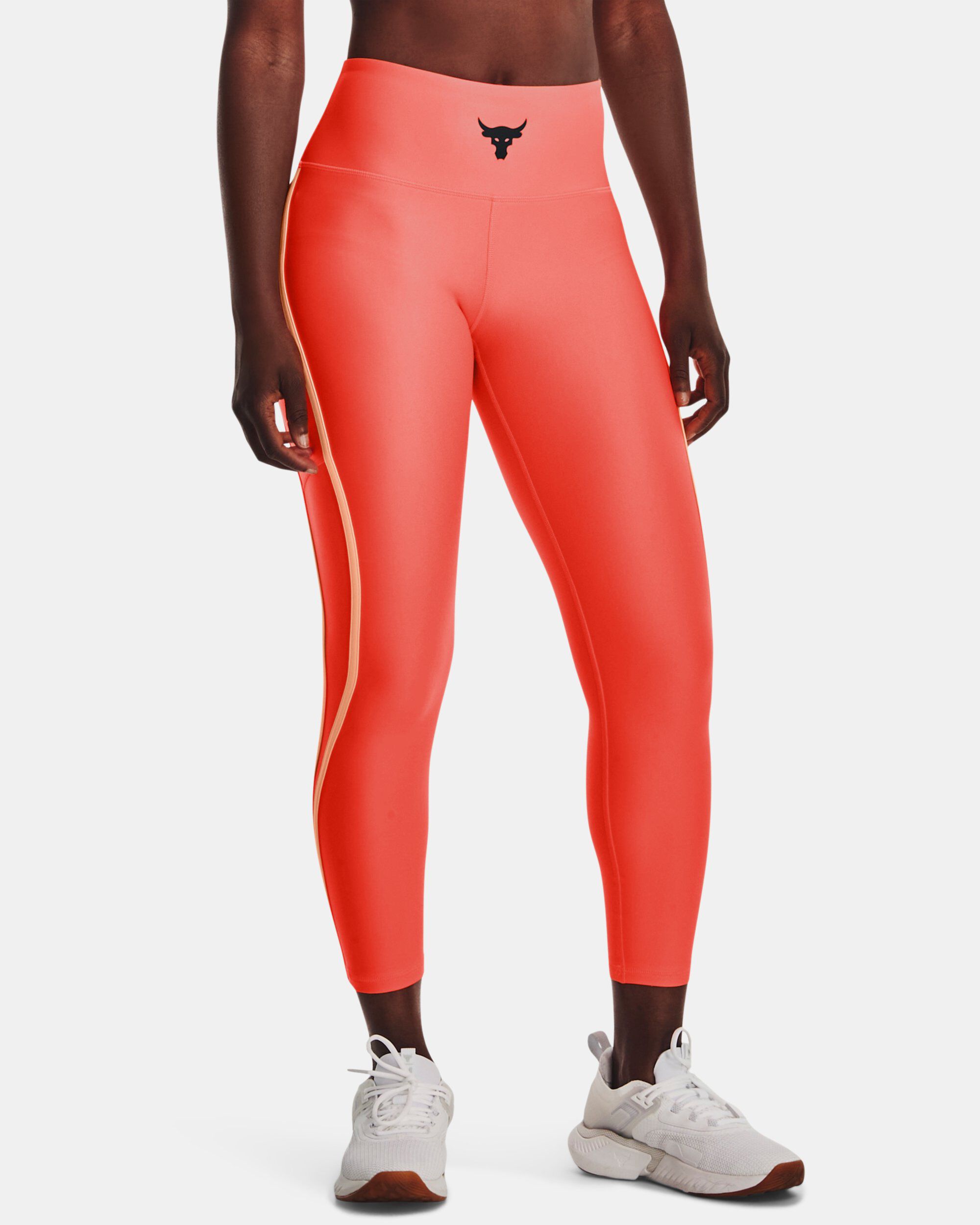 Under Armour Women s Project Rock HeatGear Ankle Leggings Orange