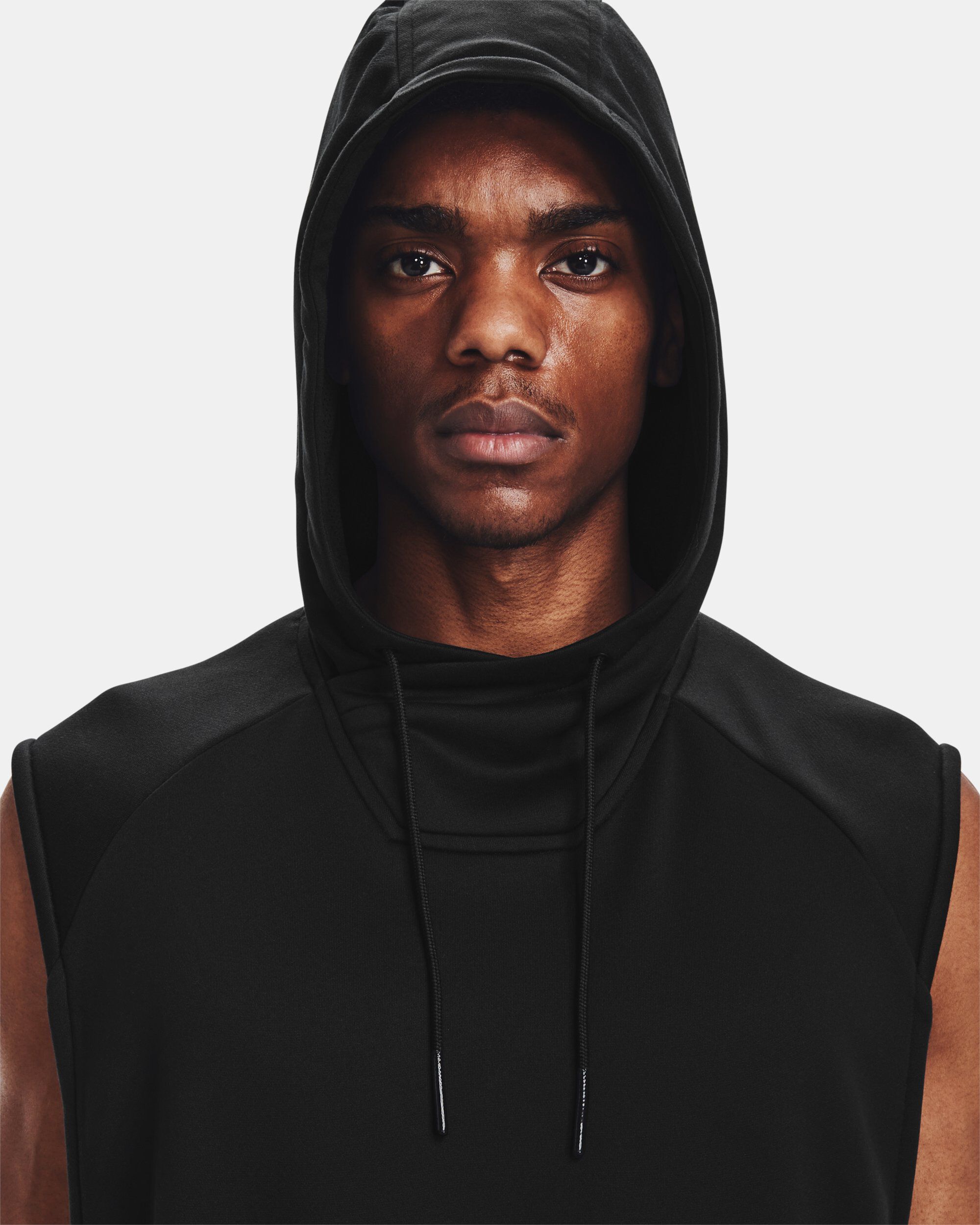 Buy Men s Curry UNDRTD Sleeveless Hoodie Black in Dubai UAE Under Armour