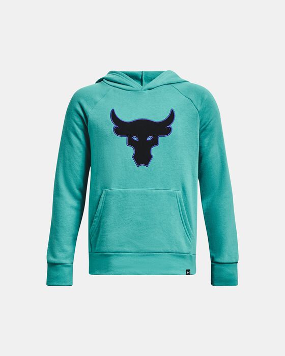 Boys' Project Rock Rival Fleece Applique Hoodie image number 0