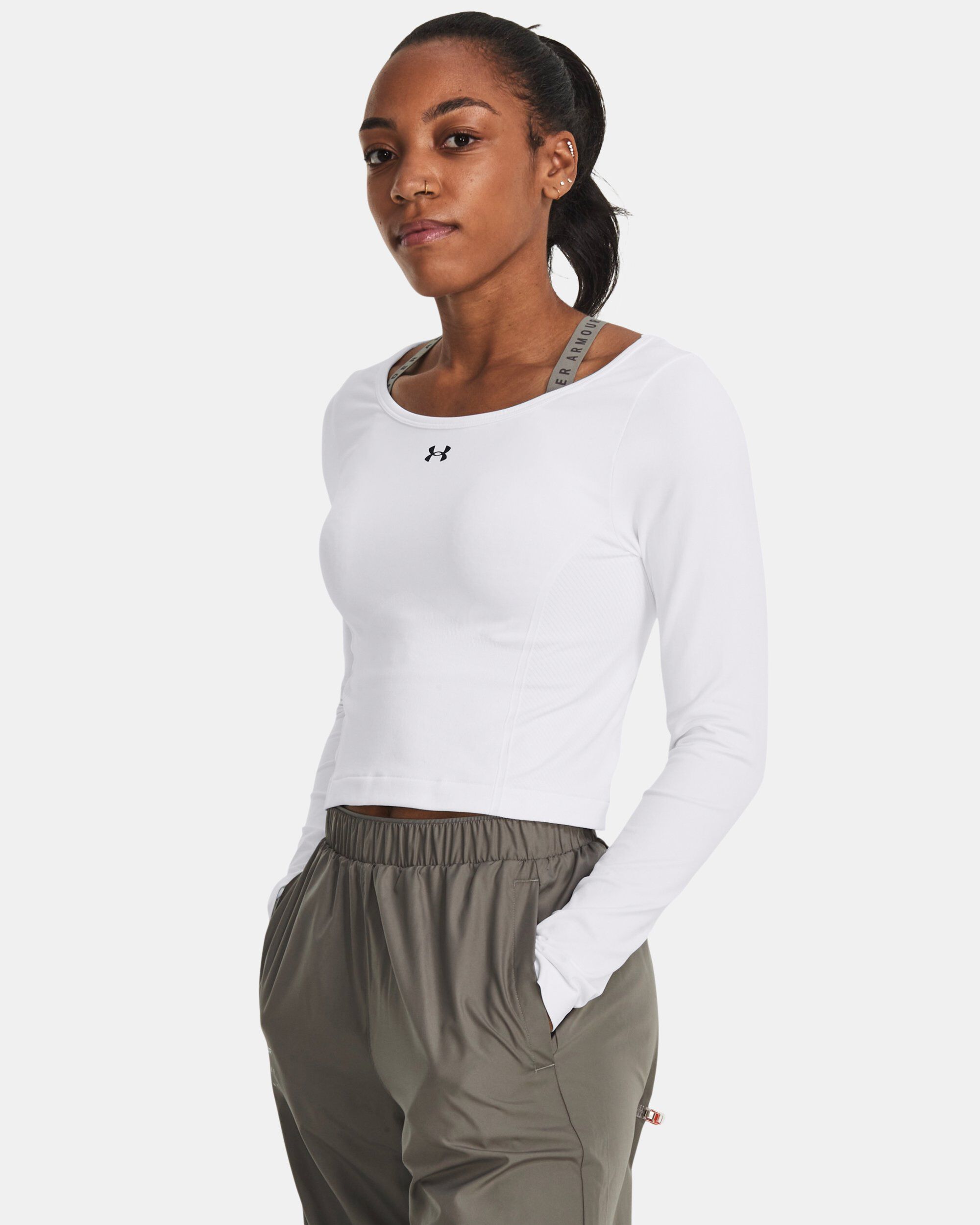 Under armour long sleeve outlet women's