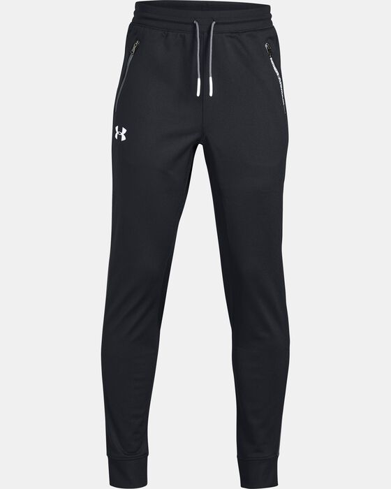 Shop Under Armour Boys' UA Pennant Tapered Pants Black in Dubai, UAE