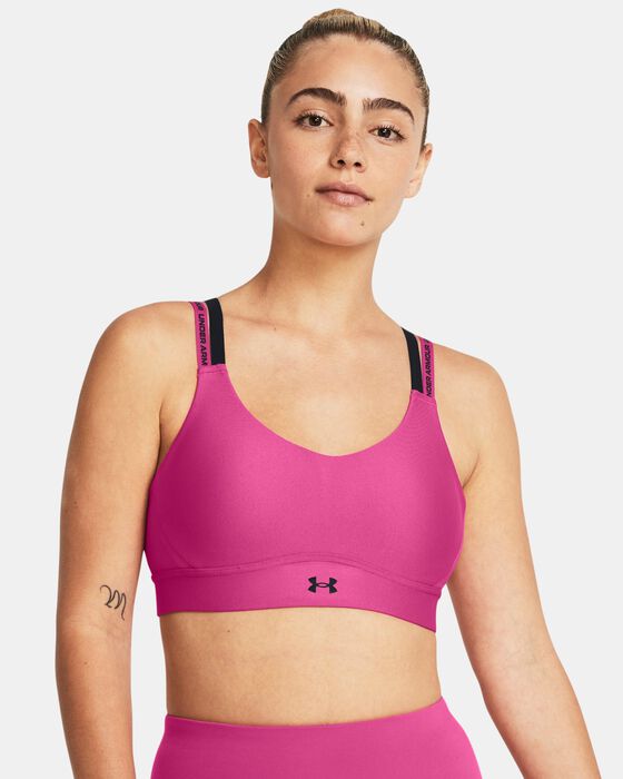 Women's UA Infinity 2.0 Mid Rib Sports Bra image number 0