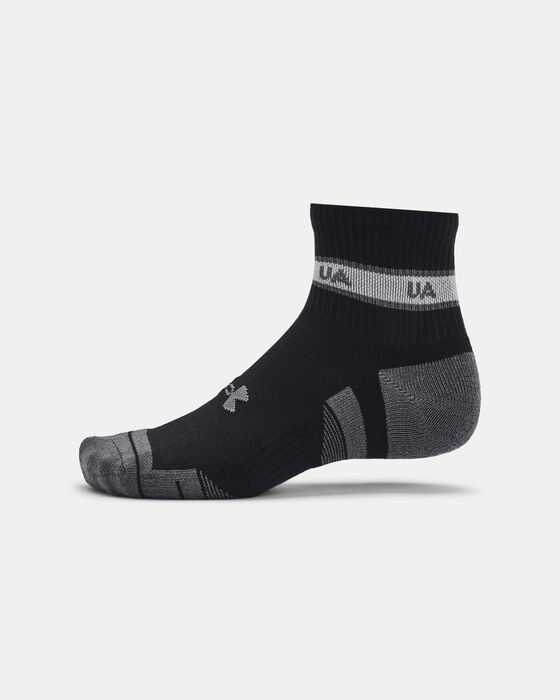 Unisex UA Performance Tech 3-Pack Quarter Socks image number 3