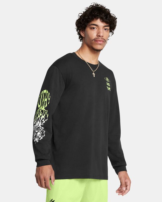Men's Curry Verbiage Heavyweight Long Sleeve image number 0
