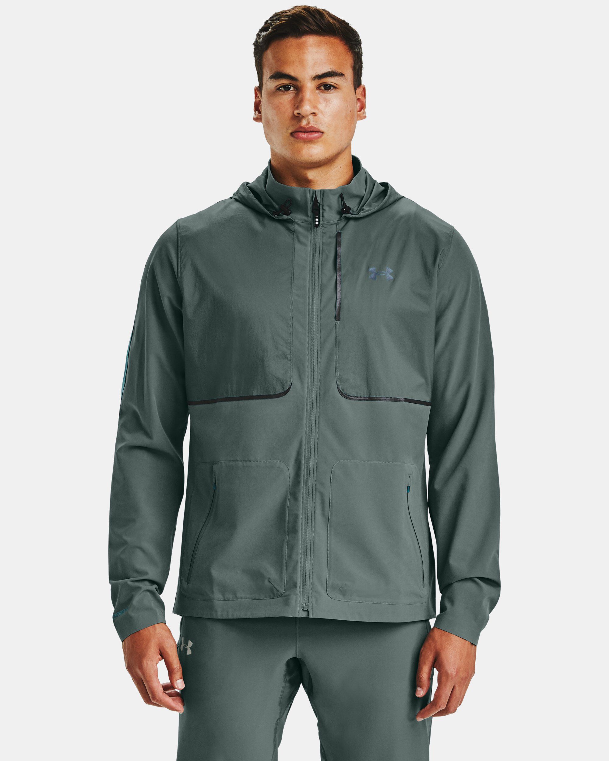 Men's ua qualifier storm speedpocket jacket clearance