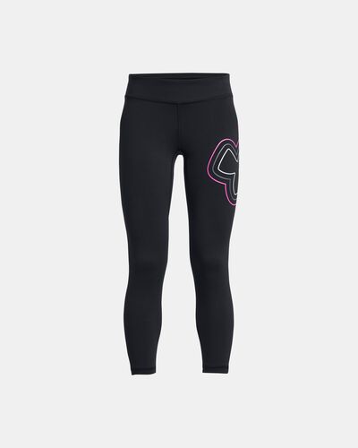 Girls' UA Motion Branded Ankle Leggings