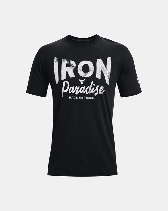 Men's Project Rock Iron Paradise Short Sleeve image number 0