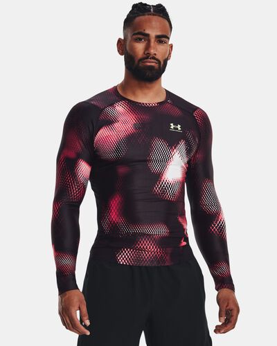 Men's UA Iso-Chill Compression Printed Long Sleeve