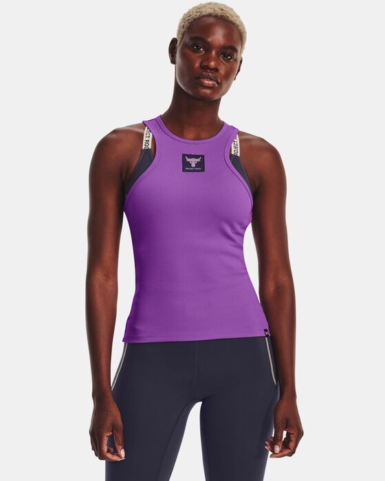 Women's Project Rock Rib Tank image number 0