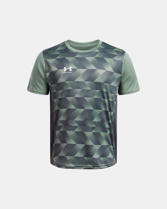 Boys' UA Challenger Printed Short Sleeve image number 0