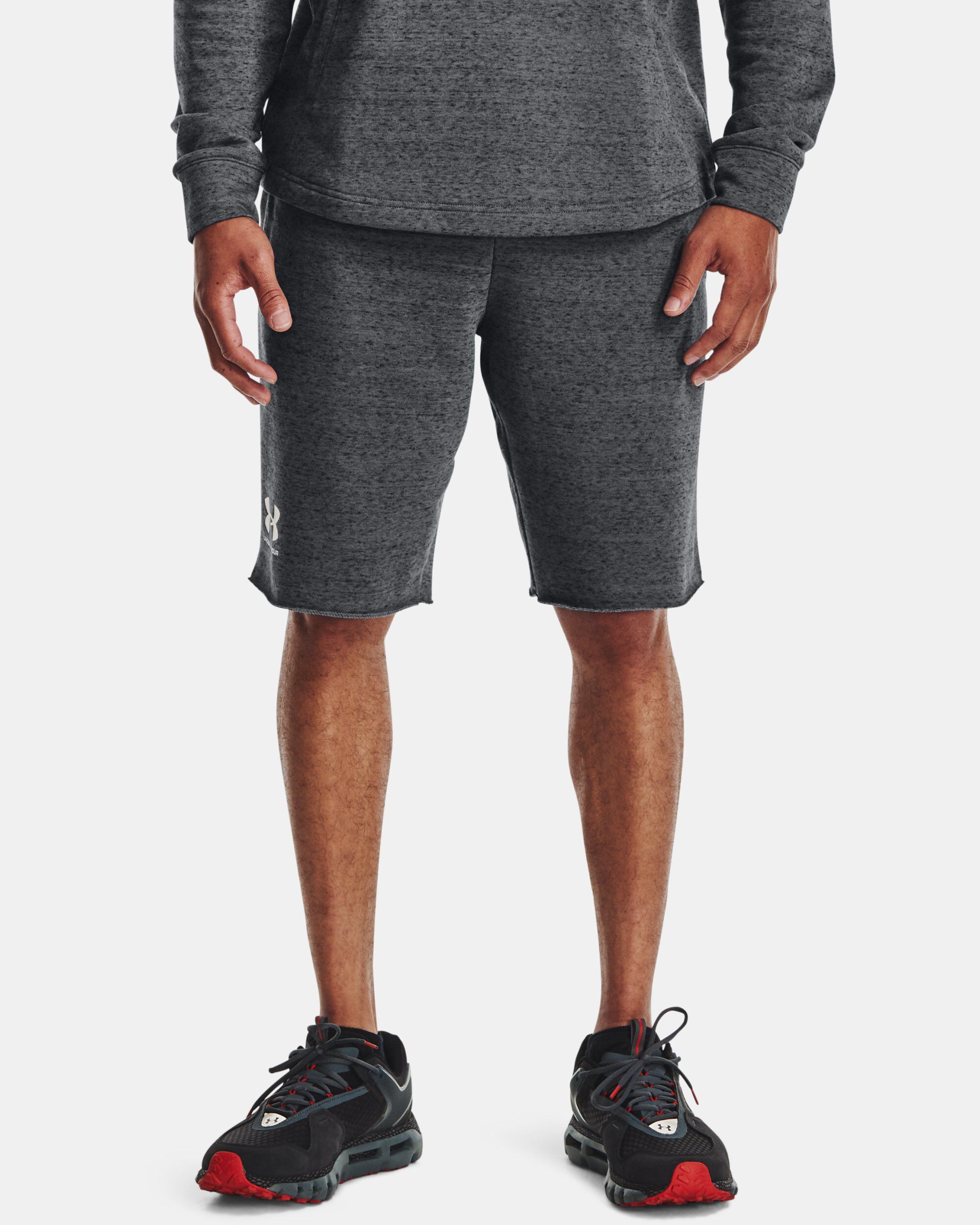 Under armour terry sale fleece shorts
