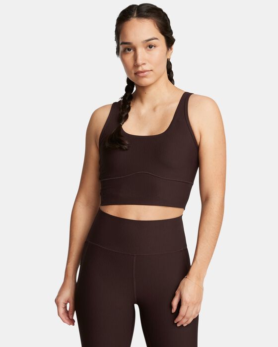 Women's UA Meridian Rib Crop Tank image number 0