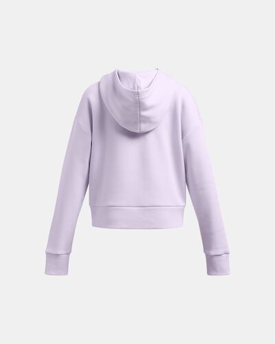 Girls' UA Rival Fleece Crop Hoodie