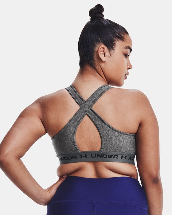 Armour® Mid Crossback Heather image number 7