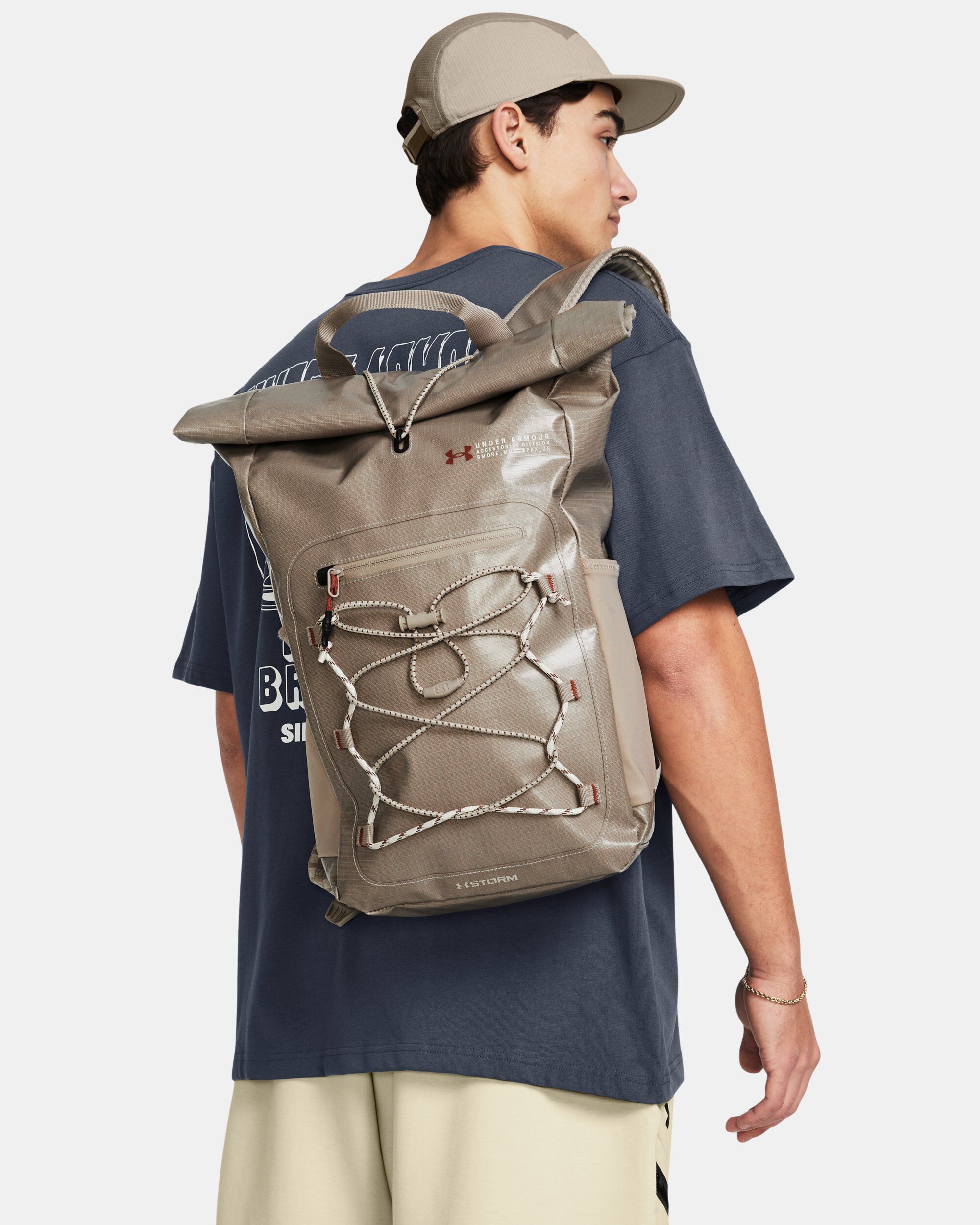 Buy UA Summit Small Backpack Brown in Dubai UAE Under Armour