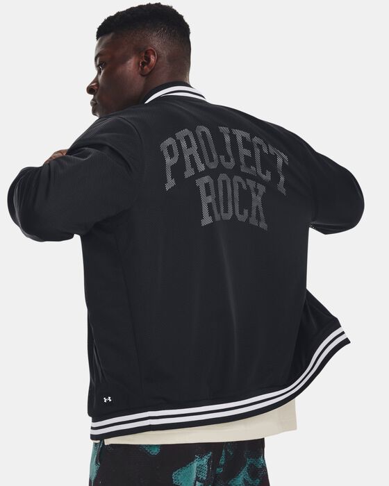 Men's Project Rock Mesh Varsity Jacket image number 0