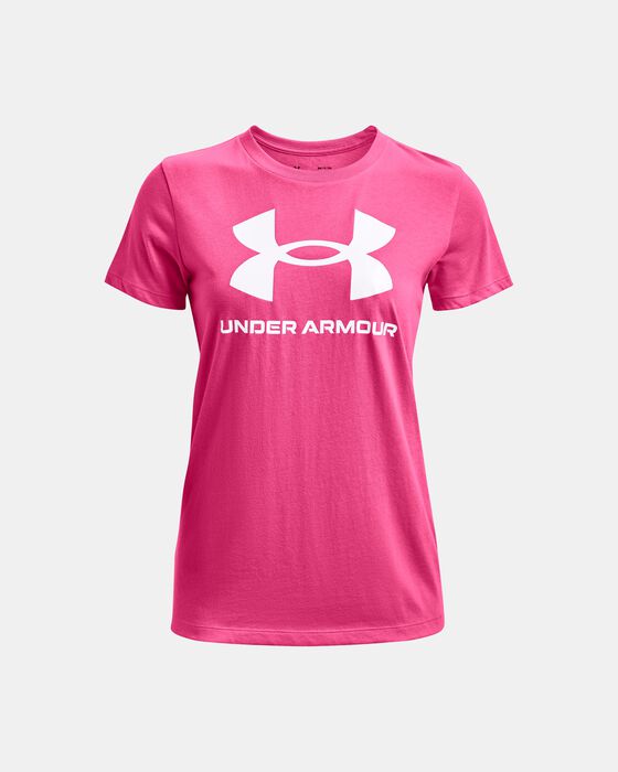 Women's UA Rival Logo Short Sleeve image number 4