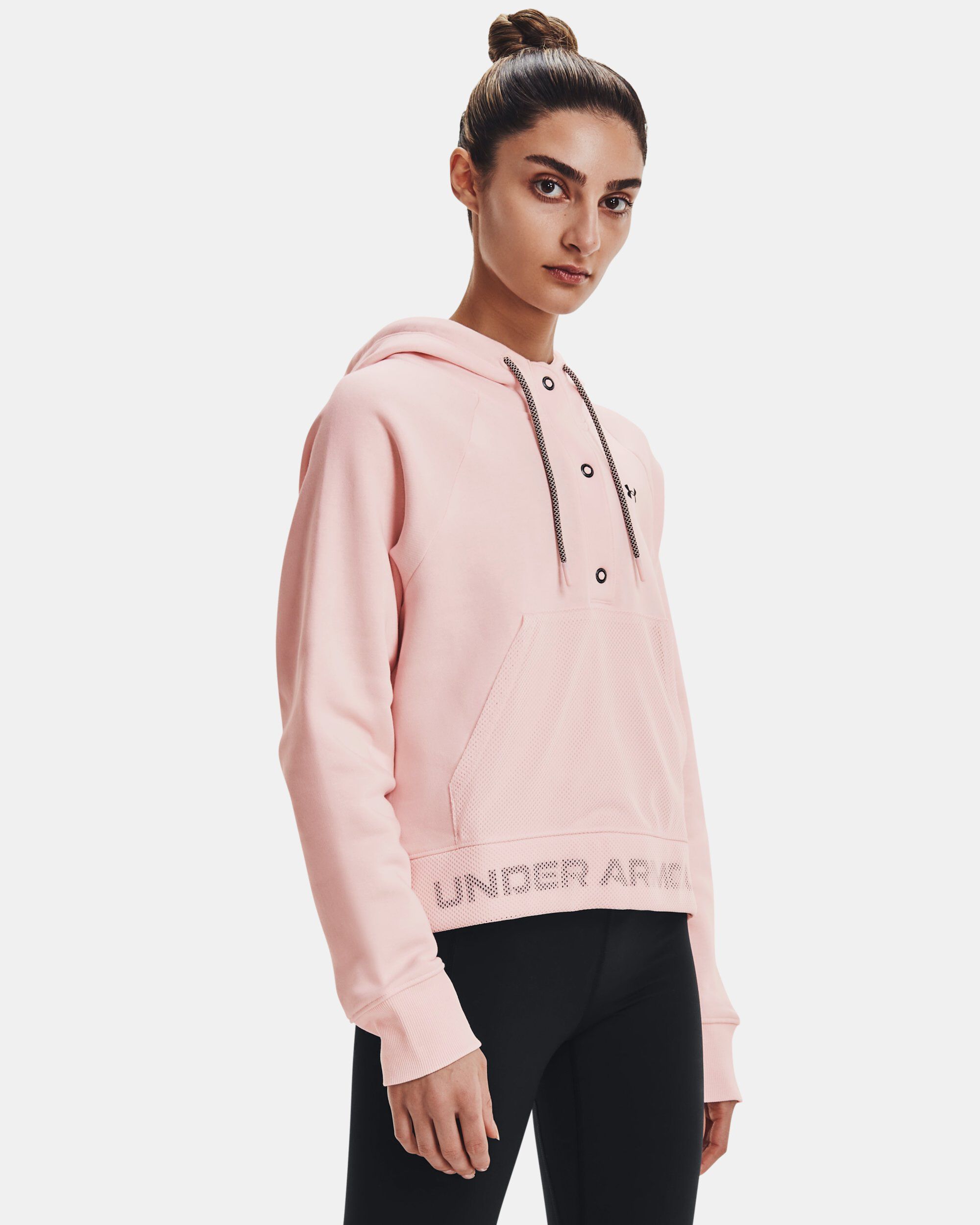 Under armour online hoodie women pink