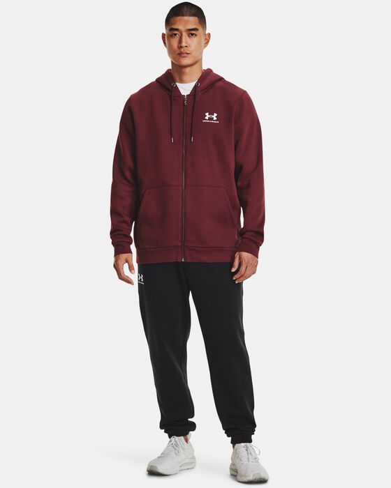 Men's UA Essential Fleece Full-Zip Hoodie image number 2