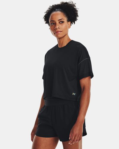 Women's UA RUSH™ Vent Crop Short Sleeve