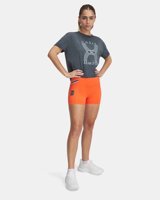 Women's UA Run 96 Shorts image number 2