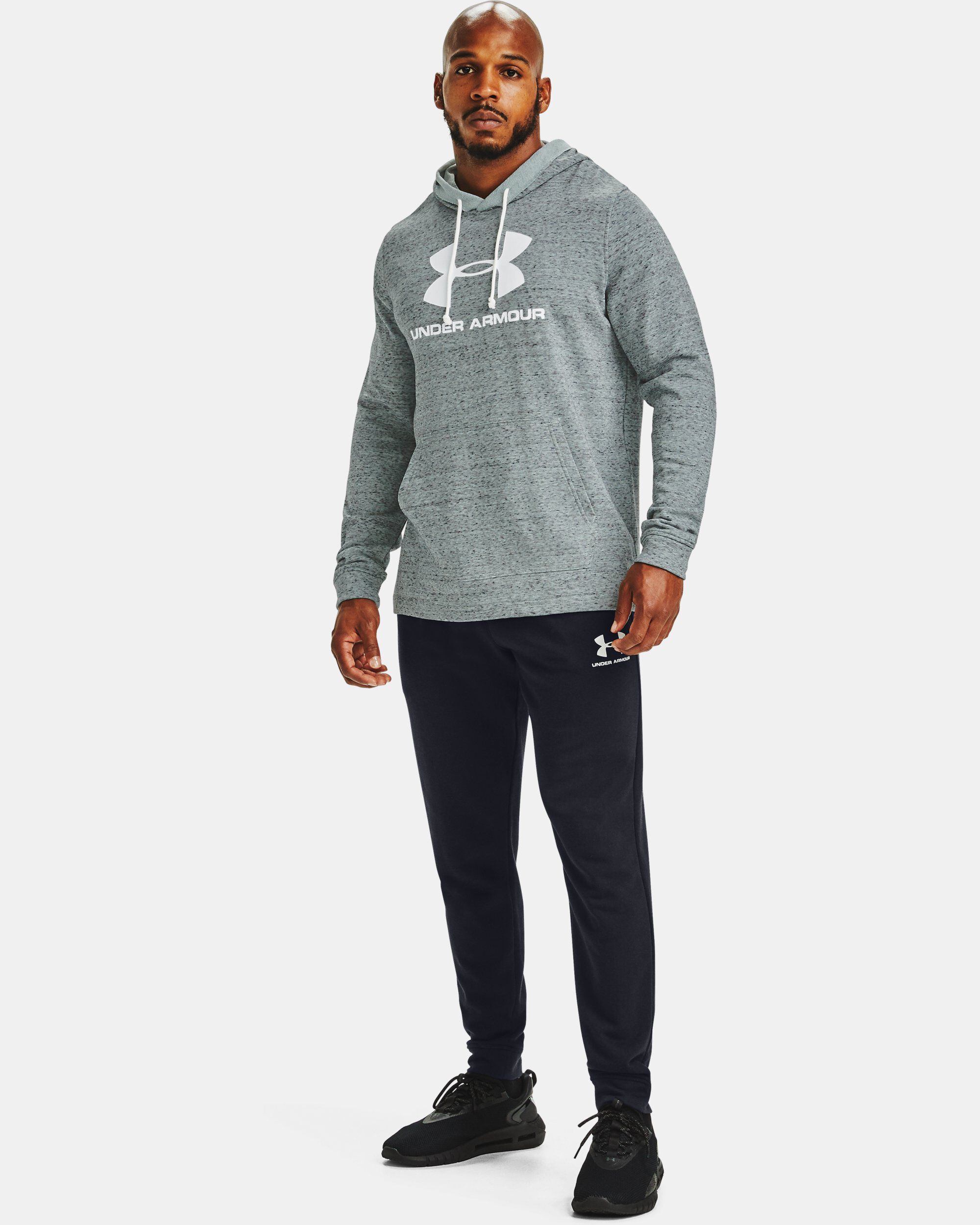 Buy Men s UA Sportstyle Terry Logo Hoodie Blue in Dubai UAE Under Armour