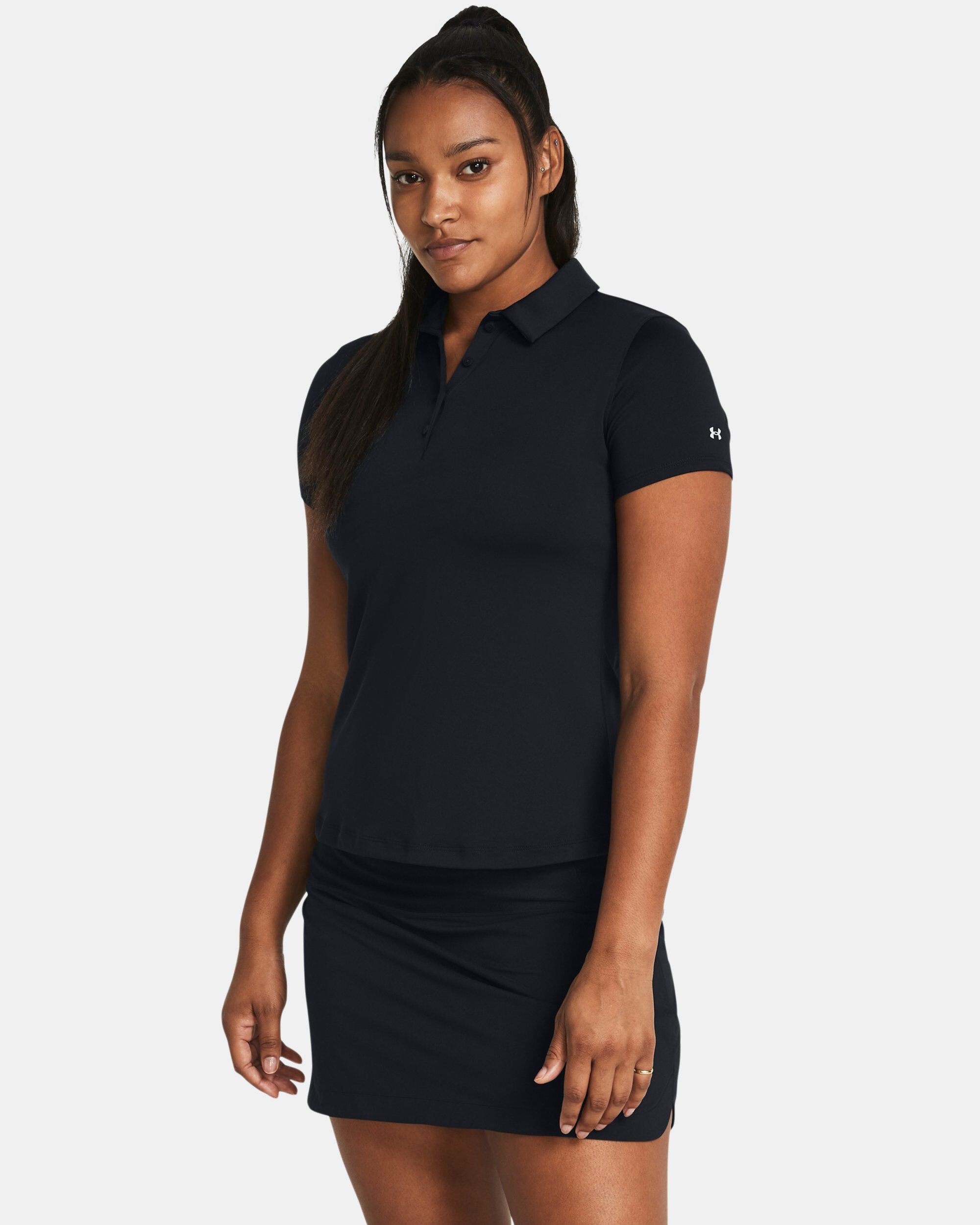 Black polo shirts womens 2025