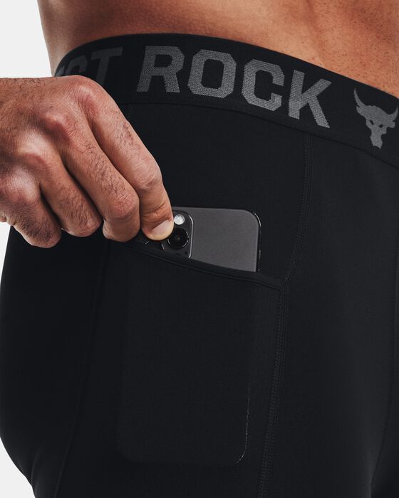 Men's Project Rock TurfGear ArmourPrint Leggings Men's Project Rock TurfGear ArmourPrint Leggings image number 3