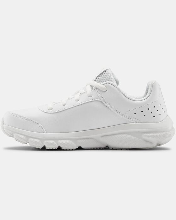 Grade School UA Assert 8 Uniform Synthetic Running Shoes image number 1