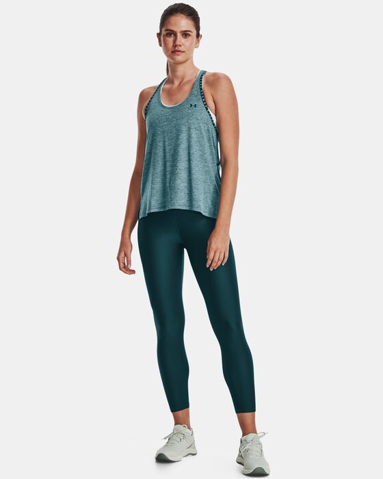 Women's HeatGear® Armour No-Slip Waistband Ankle Leggings image number 2