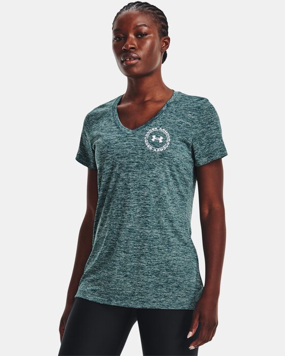 Women's UA Tech™ Twist Crest Short Sleeve image number 0