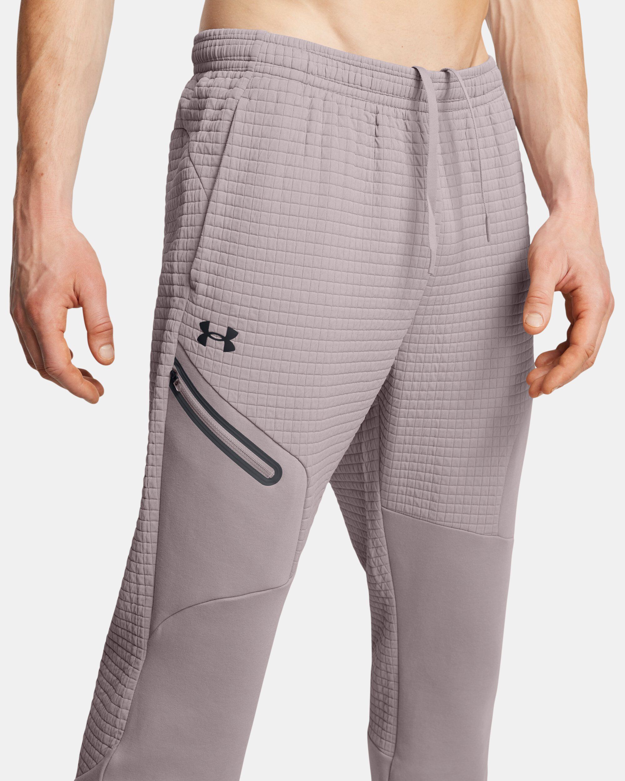 Men s UA Unstoppable Fleece Grid Joggers