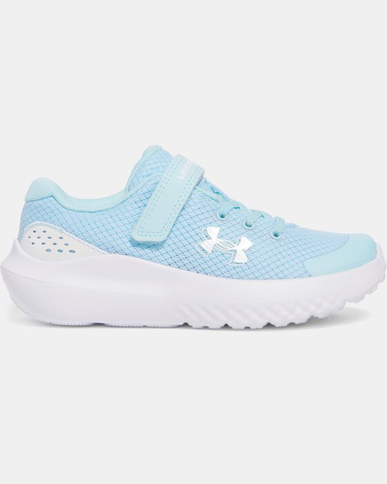 Girls' Pre-School UA Surge 4 AC Running Shoes image number 0