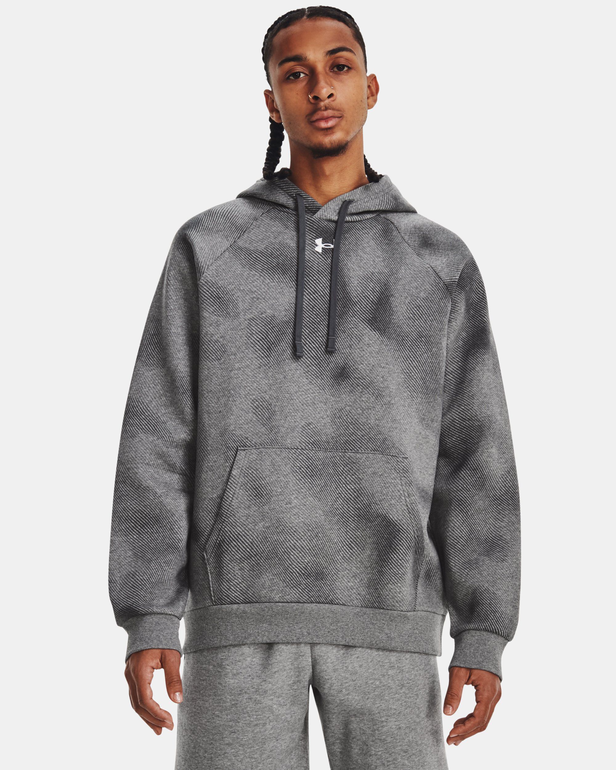 Grey under armour hoodie hotsell
