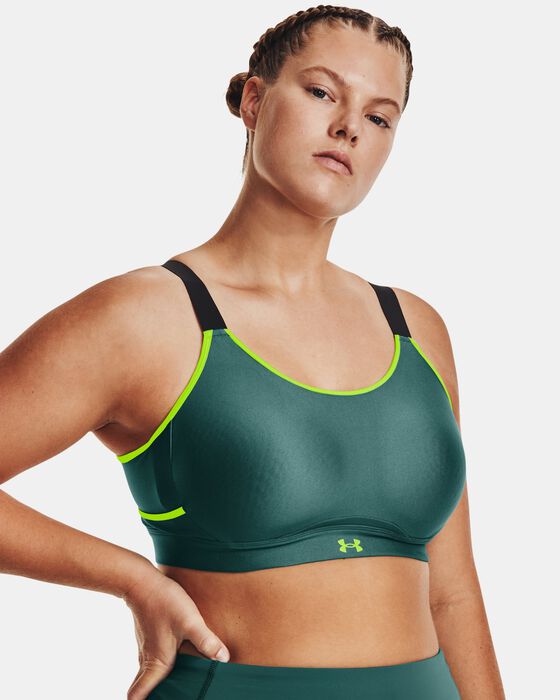 Women's UA Infinity High Crossover Sports Bra image number 2