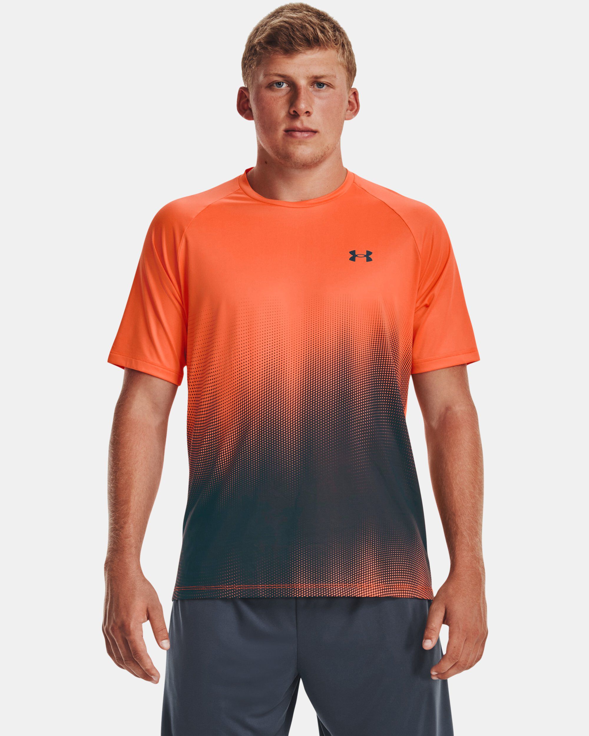Orange under sale armour shirts