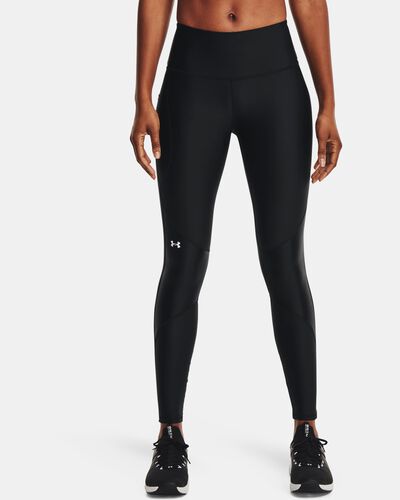 Women's HeatGear® Armour No-Slip Waistband Shine Full-Length Leggings