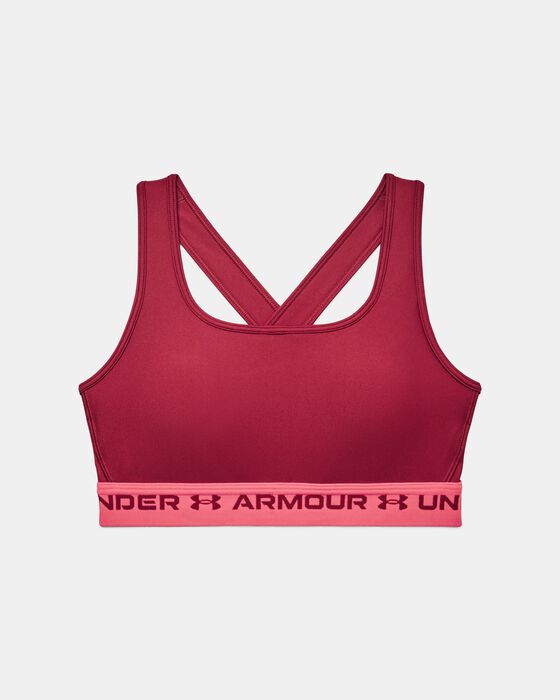 Women's Armour® Mid Crossback Sports Bra image number 8