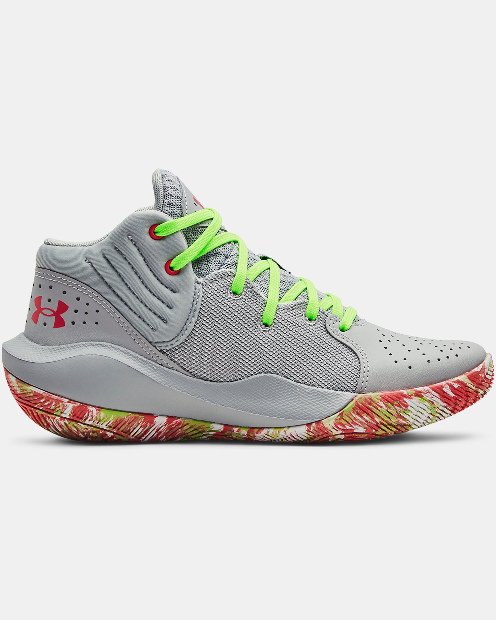 Grade School UA Jet 21 Basketball Shoes