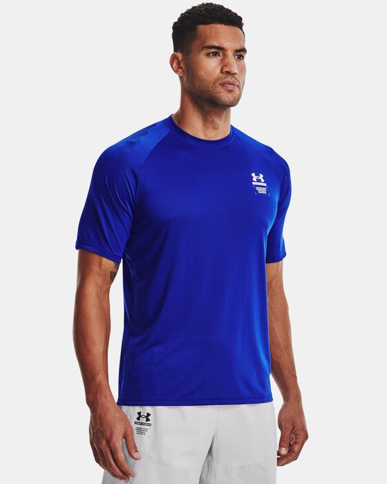 Men's UA ArmourPrint Short Sleeve image number 0