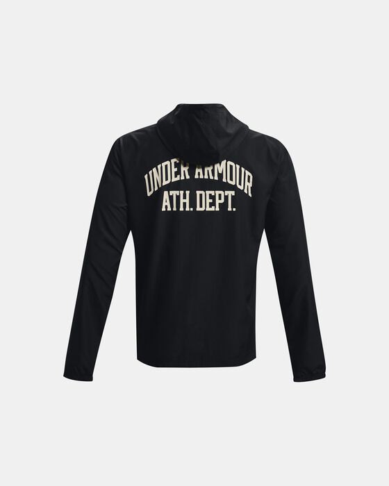 Buy Men's UA Sportstyle Athletic Department Windbreaker Jacket Black in
